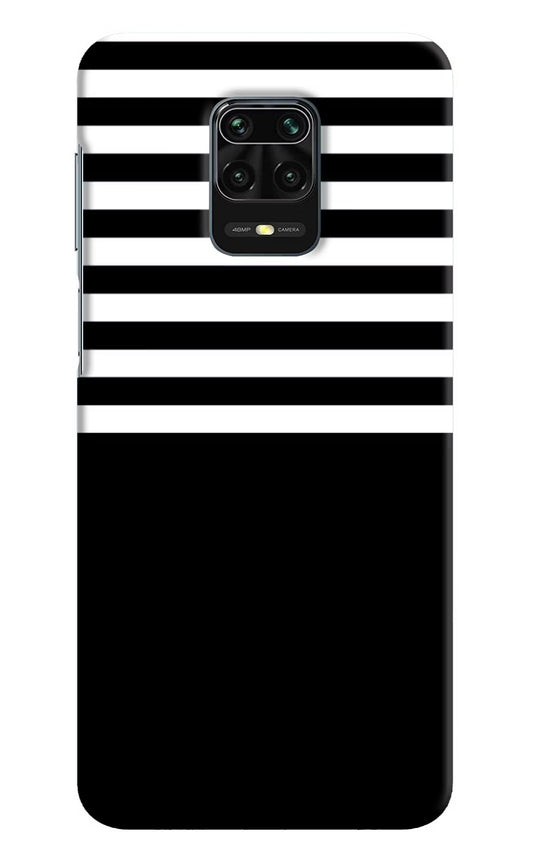 Black and White Print Redmi Note 9 Pro/Pro Max Hard Case Back Cover by Casekaro