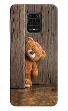 Teddy Wooden Redmi Note 9 Pro/Pro Max Hard Case Back Cover by Casekaro