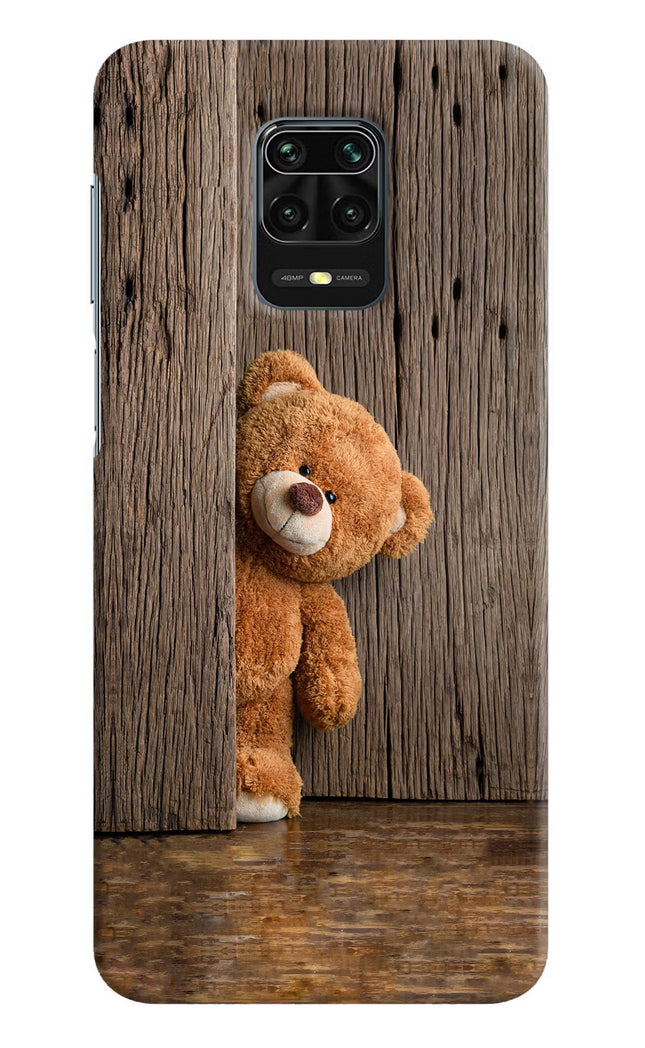 Teddy Wooden Redmi Note 9 Pro/Pro Max Hard Case Back Cover by Casekaro