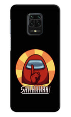 Among Us Shhh! Redmi Note 9 Pro/Pro Max Hard Case Back Cover by Casekaro