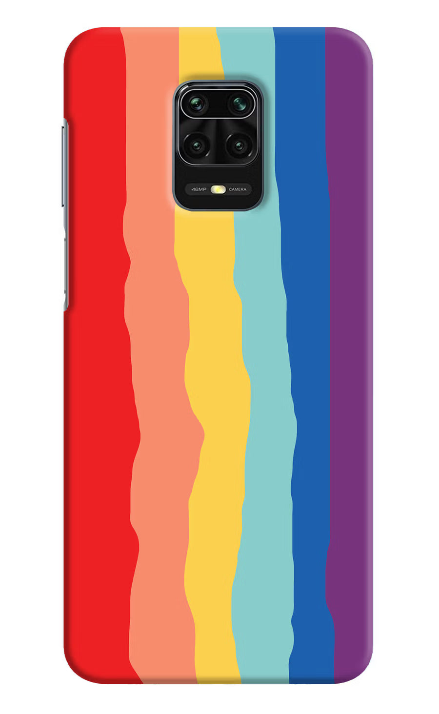Rainbow Redmi Note 9 Pro/Pro Max Back Cover, Hard case