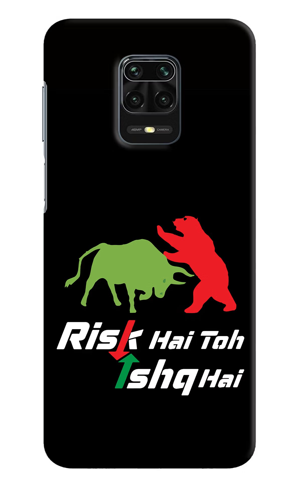 Risk Hai Toh Ishq Hai Redmi Note 9 Pro/Pro Max Hard Case Back Cover by Casekaro