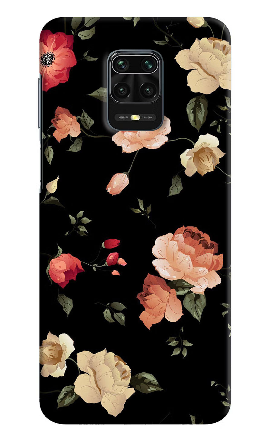 Flowers Redmi Note 9 Pro/Pro Max Back Cover, Hard case