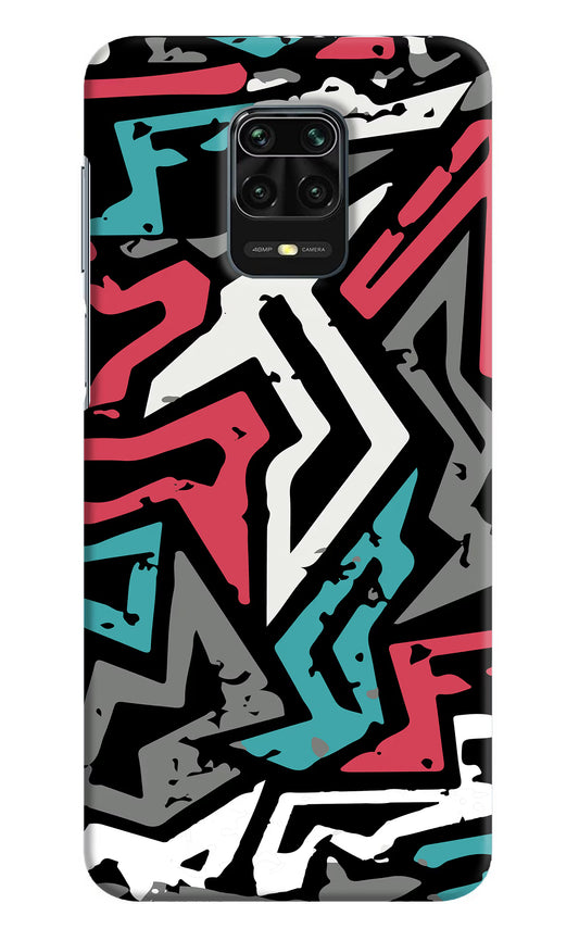 Geometric Graffiti Redmi Note 9 Pro/Pro Max Hard Case Back Cover by Casekaro