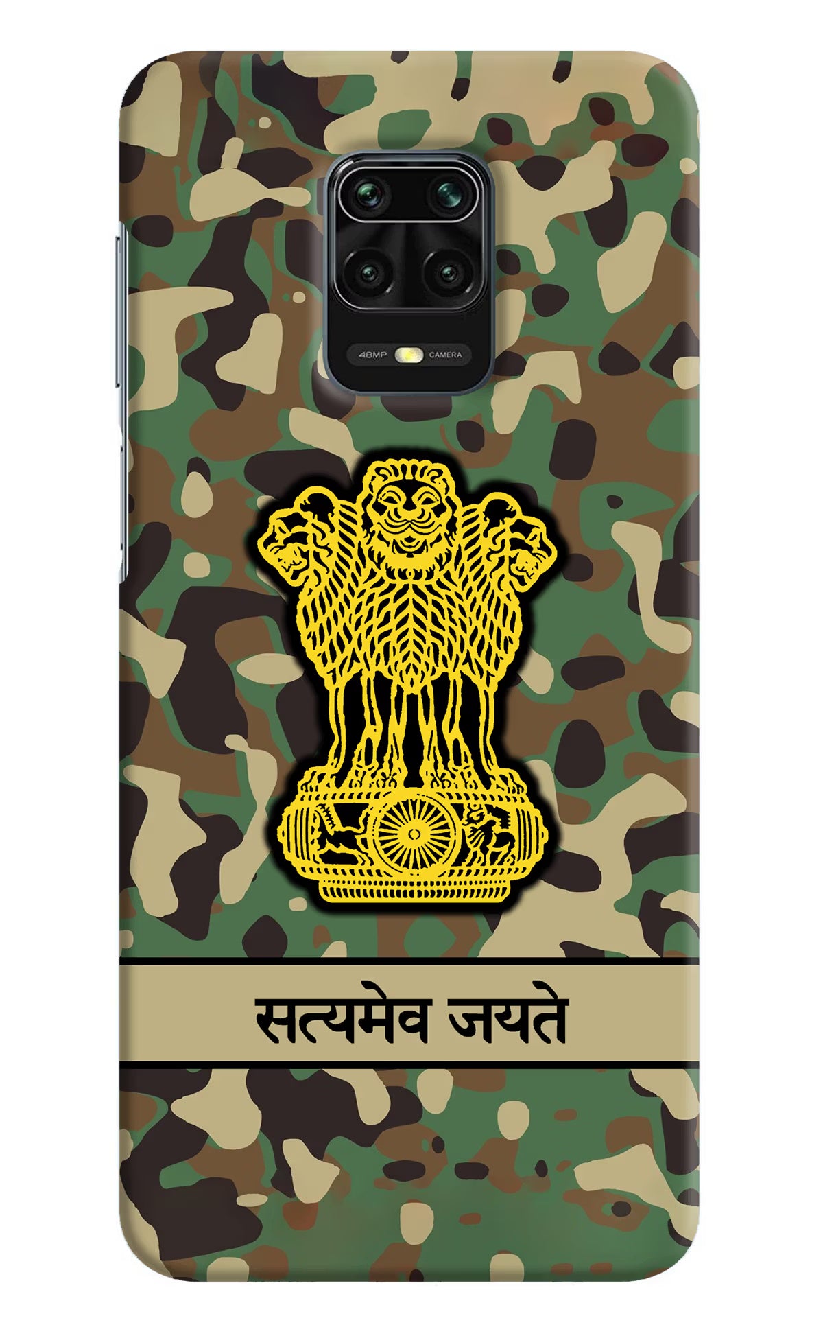 Satyamev Jayate Army Redmi Note 9 Pro/Pro Max Hard Case Back Cover by Casekaro