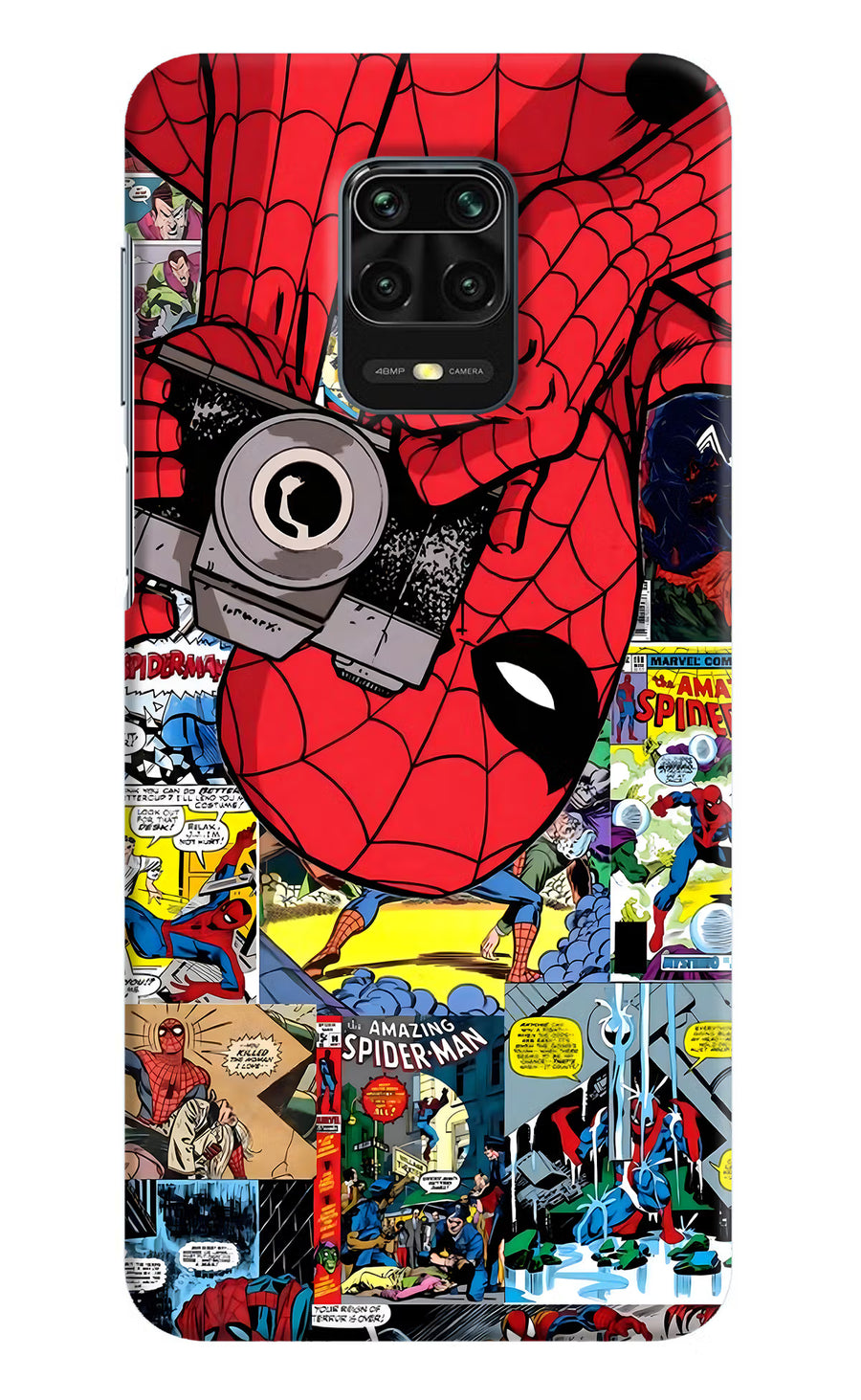 Spider Man Redmi Note 9 Pro/Pro Max Back Cover, Hard case