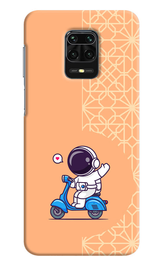 Cute Astronaut Riding Redmi Note 9 Pro/Pro Max Hard Case Back Cover by Casekaro