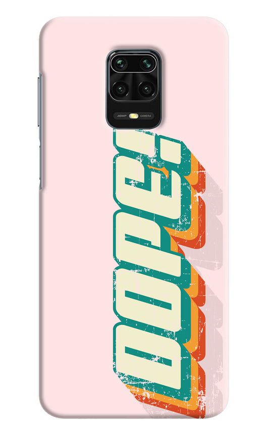 Dope Redmi Note 9 Pro/Pro Max Hard Case Back Cover by Casekaro