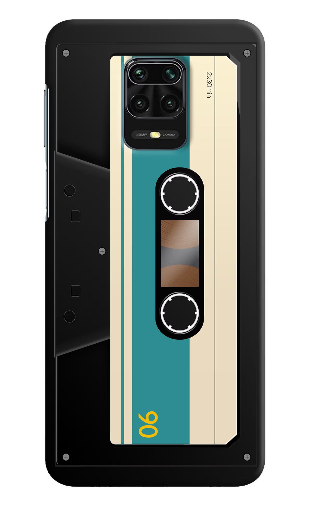 Cassette Redmi Note 9 Pro/Pro Max Hard Case Back Cover by Casekaro