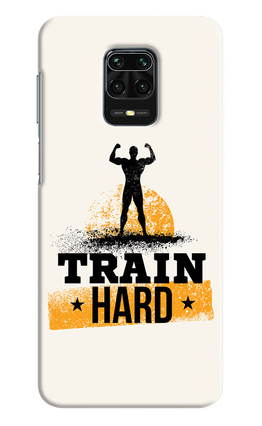 Train Hard Redmi Note 9 Pro/Pro Max Hard Case Back Cover by Casekaro