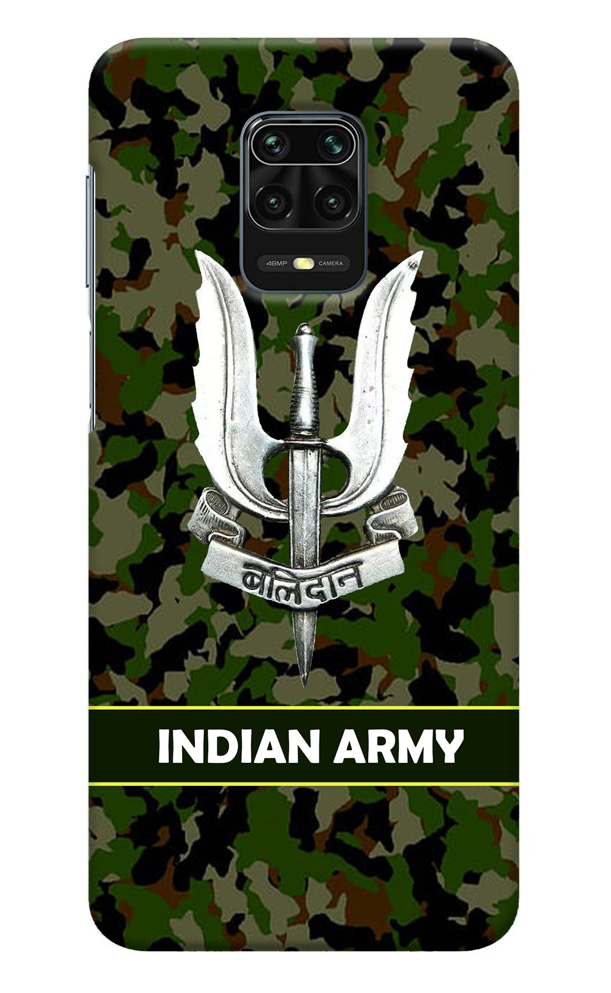 Balidan Indian Logo Redmi Note 9 Pro/Pro Max Back Cover