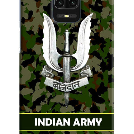 Balidan Indian Logo Redmi Note 9 Pro/Pro Max Hard Case Back Cover by Casekaro
