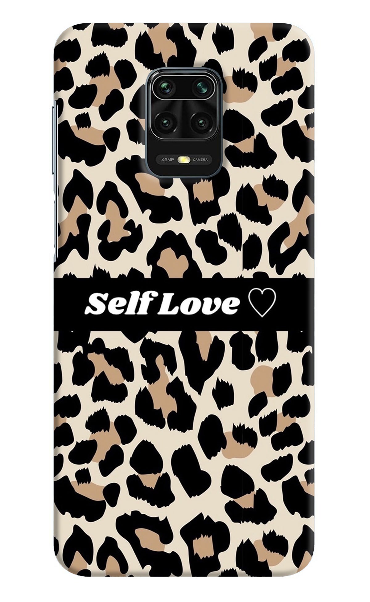 Leopard Print Self Love Redmi Note 9 Pro/Pro Max Back Cover