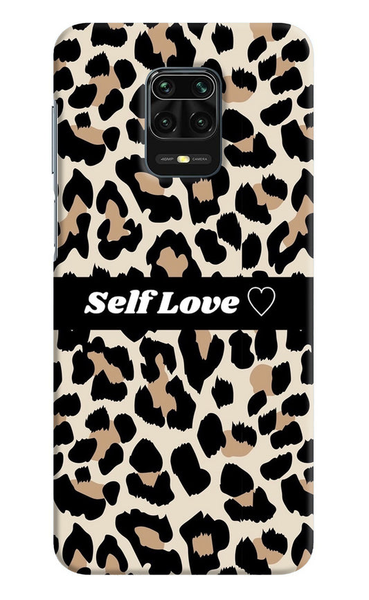 Leopard Print Self Love Redmi Note 9 Pro/Pro Max Back Cover