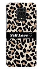 Leopard Print Self Love Redmi Note 9 Pro/Pro Max Hard Case Back Cover by Casekaro
