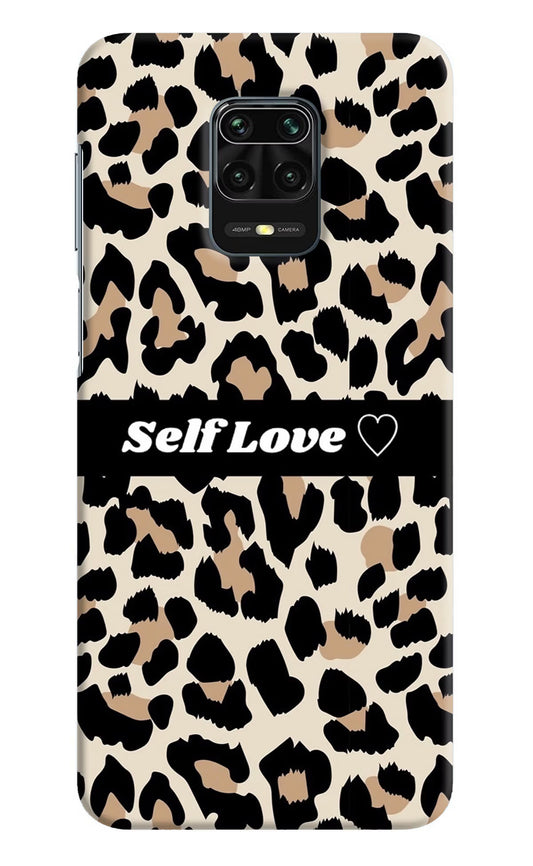 Leopard Print Self Love Redmi Note 9 Pro/Pro Max Hard Case Back Cover by Casekaro