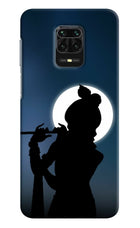 Shri Krishna Silhouette Redmi Note 9 Pro/Pro Max Hard Case Back Cover by Casekaro