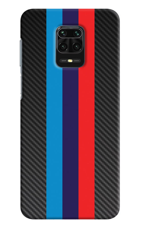BMW Stripes Pattern Redmi Note 9 Pro/Pro Max Hard Case Back Cover by Casekaro
