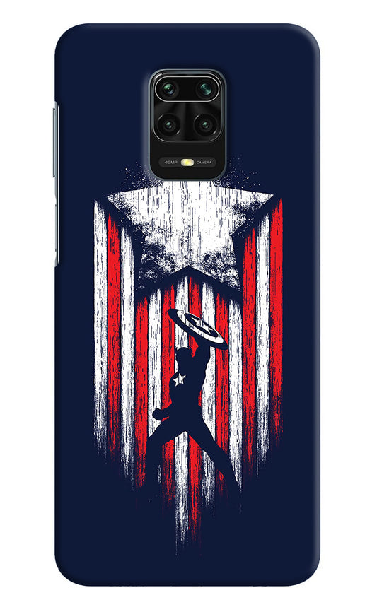 Captain America Marvel Art Redmi Note 9 Pro/Pro Max Back Cover