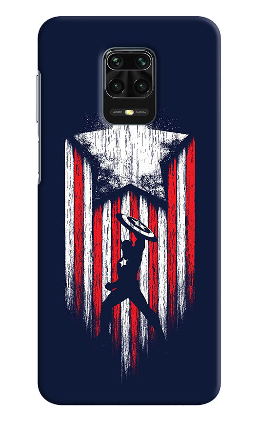 Captain America Marvel Art Redmi Note 9 Pro/Pro Max Hard Case Back Cover by Casekaro