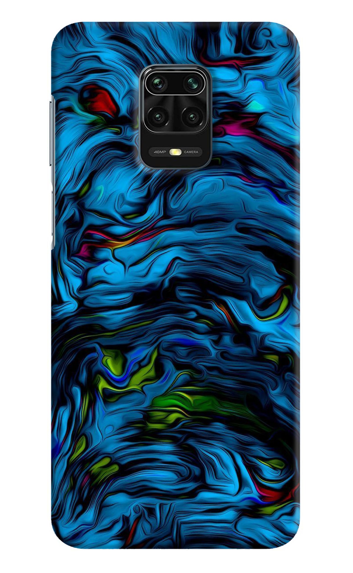 Dark Blue Abstract Redmi Note 9 Pro/Pro Max Back Cover