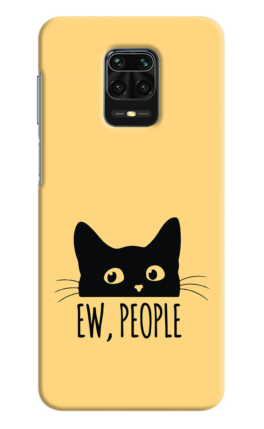 Ew People Catitude Redmi Note 9 Pro/Pro Max Back Cover, Hard case