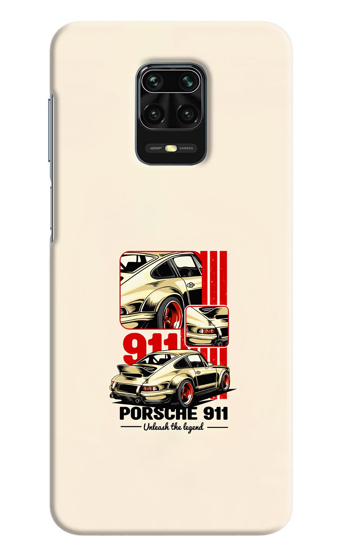 Classic Porsche 911 Redmi Note 9 Pro/Pro Max Hard Case Back Cover by Casekaro