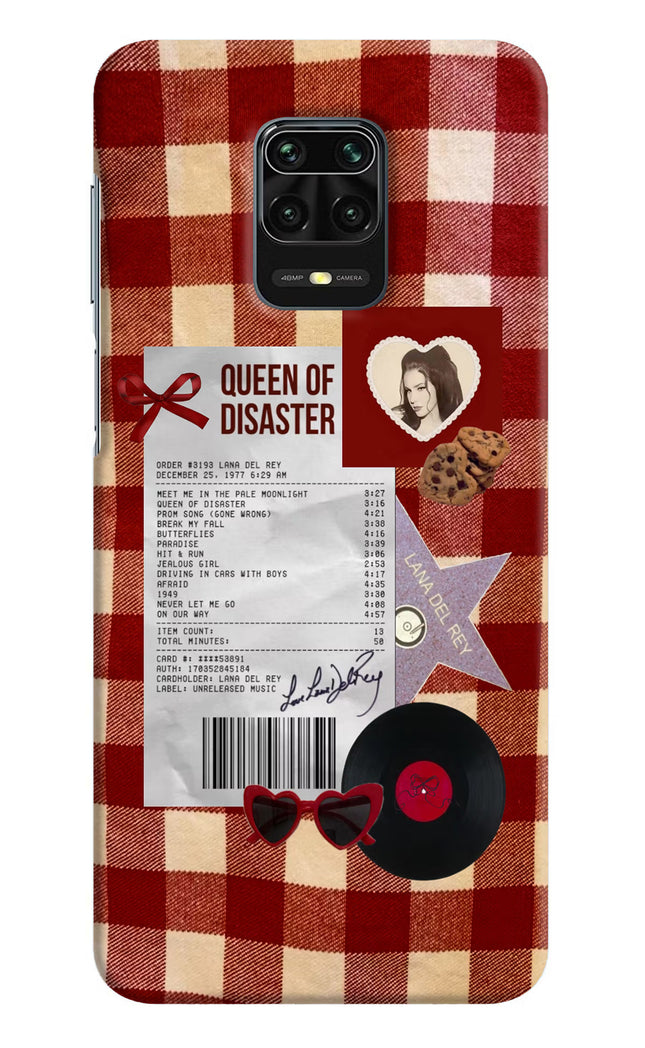 Queen of Disaster Redmi Note 9 Pro/Pro Max Hard Case Back Cover by Casekaro