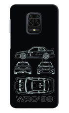 WRC'99 Redmi Note 9 Pro/Pro Max Hard Case Back Cover by Casekaro