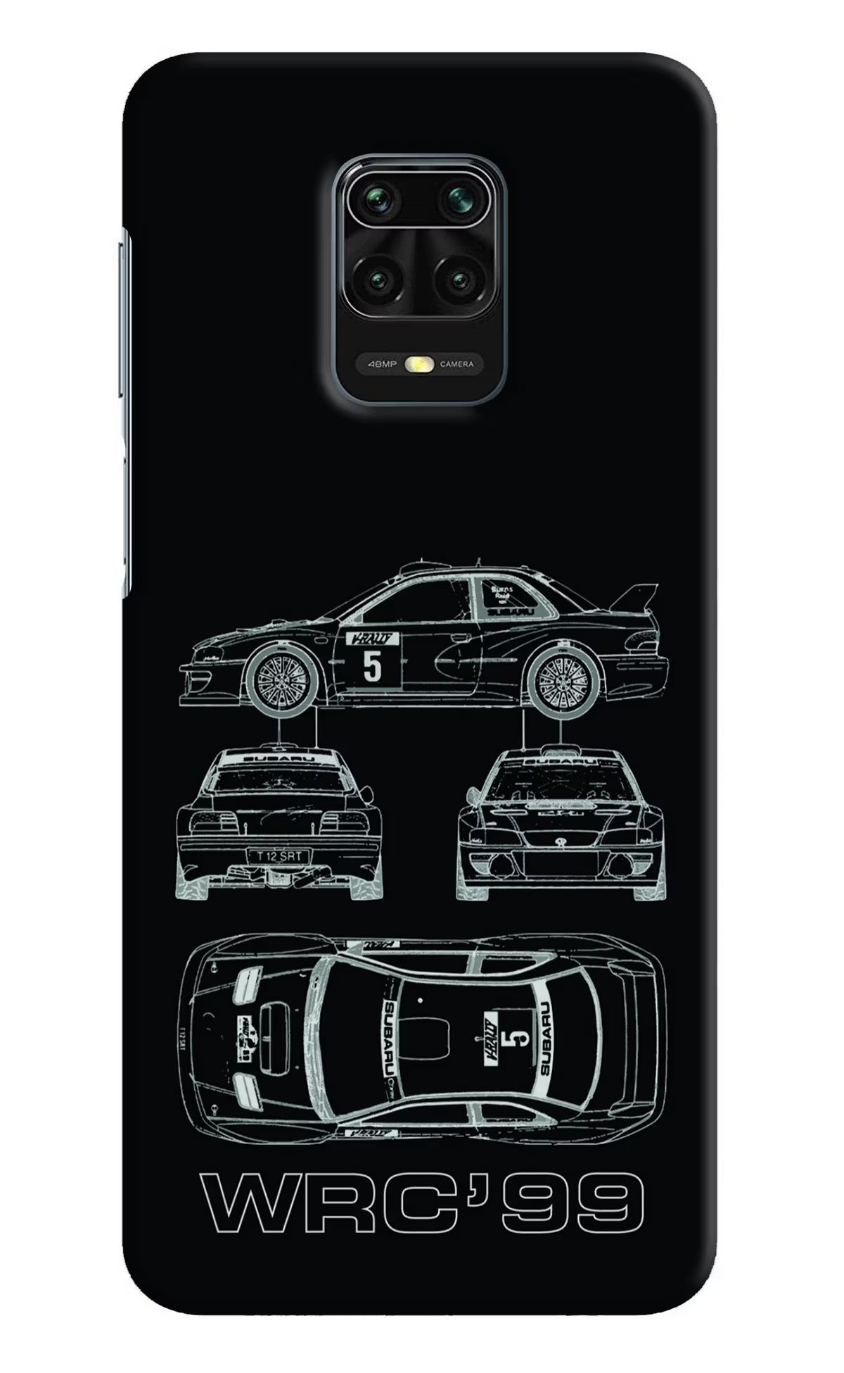 WRC'99 Redmi Note 9 Pro/Pro Max Hard Case Back Cover by Casekaro