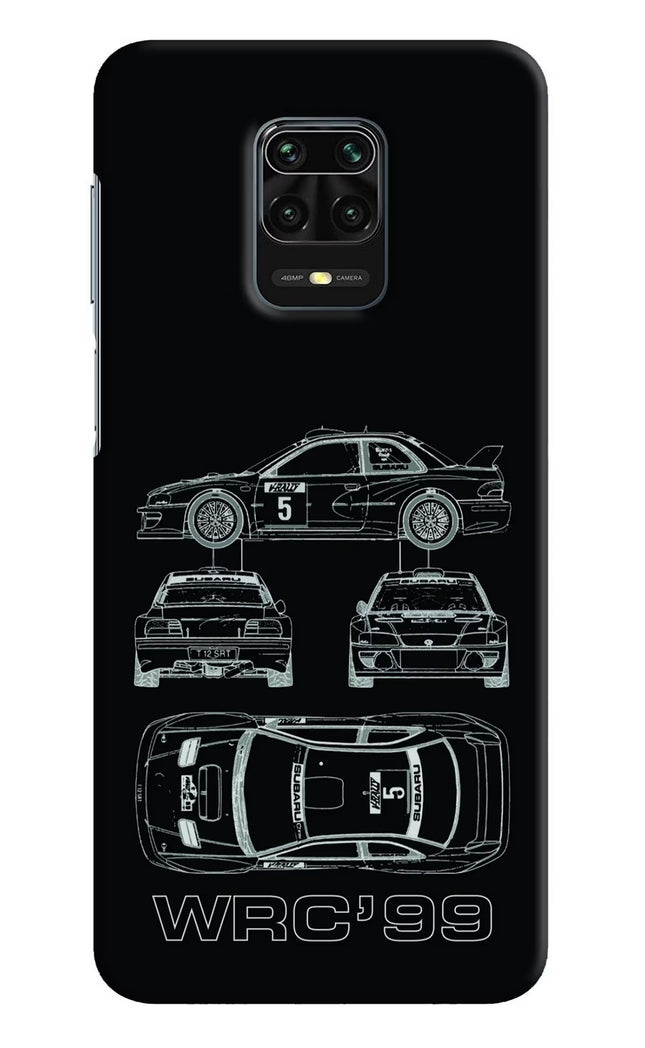 WRC'99 Redmi Note 9 Pro/Pro Max Hard Case Back Cover by Casekaro
