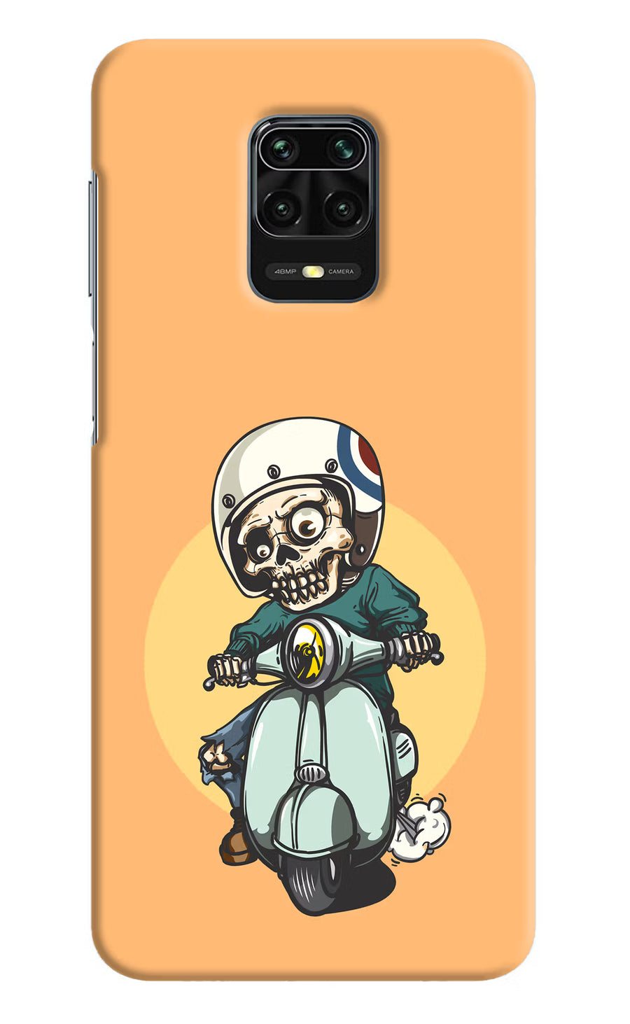 Undead Biker Redmi Note 9 Pro/Pro Max Back Cover, Hard case