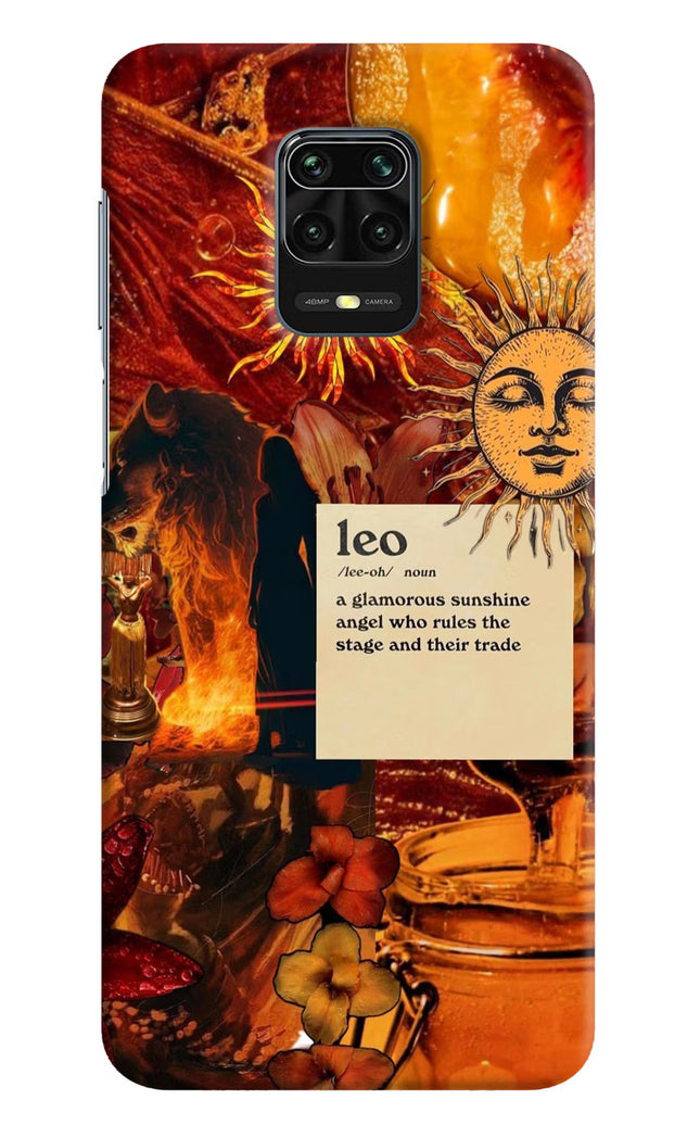 Leo Zodiac Redmi Note 9 Pro/Pro Max Hard Case Back Cover by Casekaro