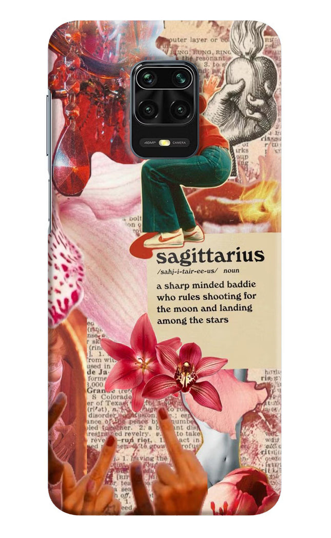 Sagittarius Zodiac Redmi Note 9 Pro/Pro Max Hard Case Back Cover by Casekaro