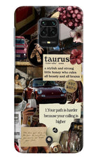 Taurus Zodiac Redmi Note 9 Pro/Pro Max Hard Case Back Cover by Casekaro