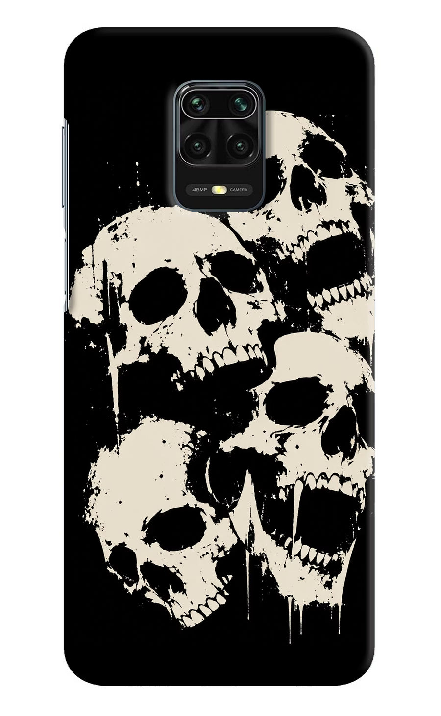 Dead Stack Redmi Note 9 Pro/Pro Max Back Cover, Hard case