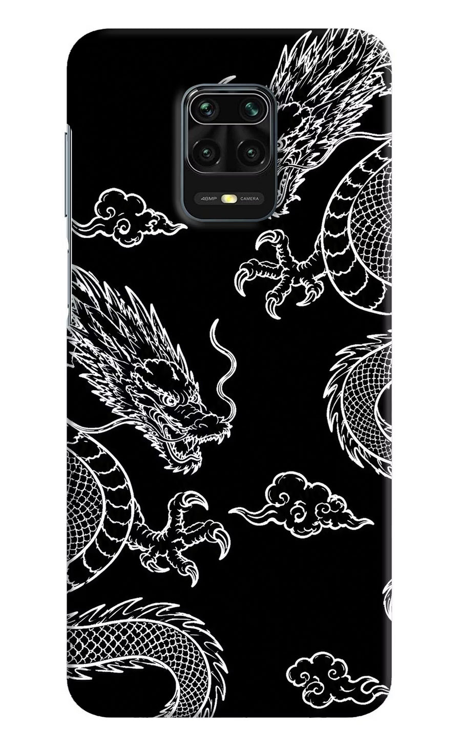 Twin Dragons Redmi Note 9 Pro/Pro Max Back Cover, Hard case