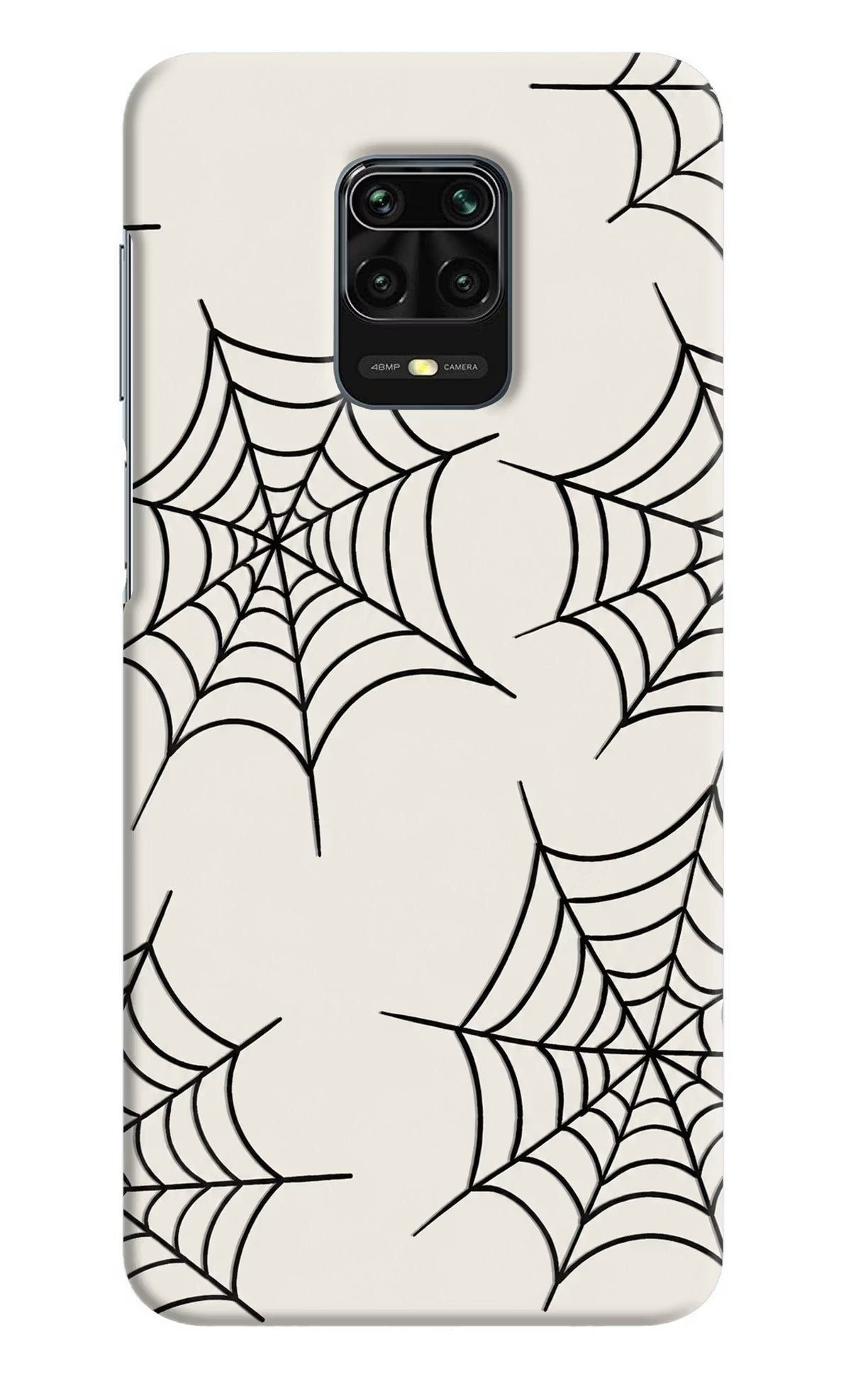 Spider Web Redmi Note 9 Pro/Pro Max Hard Case Back Cover by Casekaro