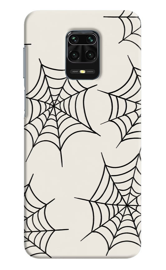 Spider Web Redmi Note 9 Pro/Pro Max Hard Case Back Cover by Casekaro