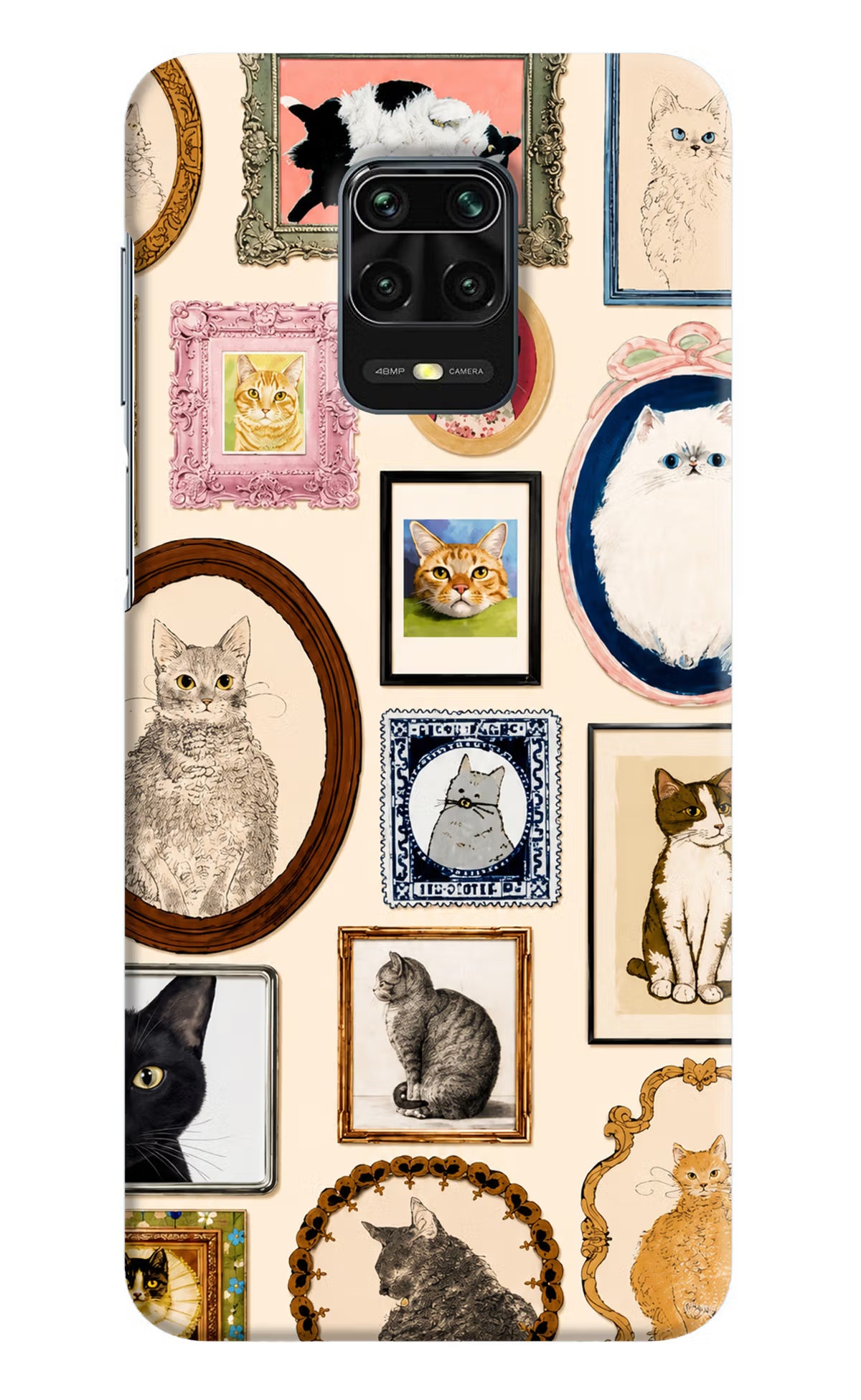 Mirror Cats Redmi Note 9 Pro/Pro Max Back Cover