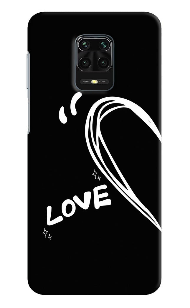 Love Line Redmi Note 9 Pro/Pro Max Hard Case Back Cover by Casekaro