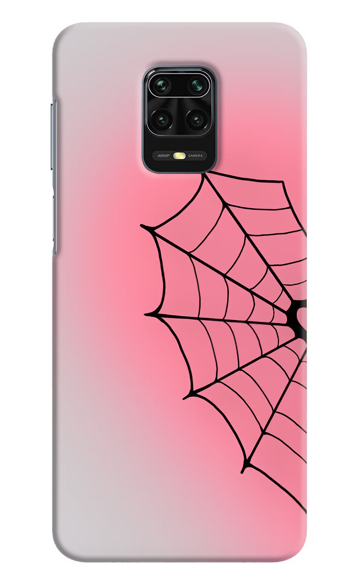 Pink Web Redmi Note 9 Pro/Pro Max Back Cover