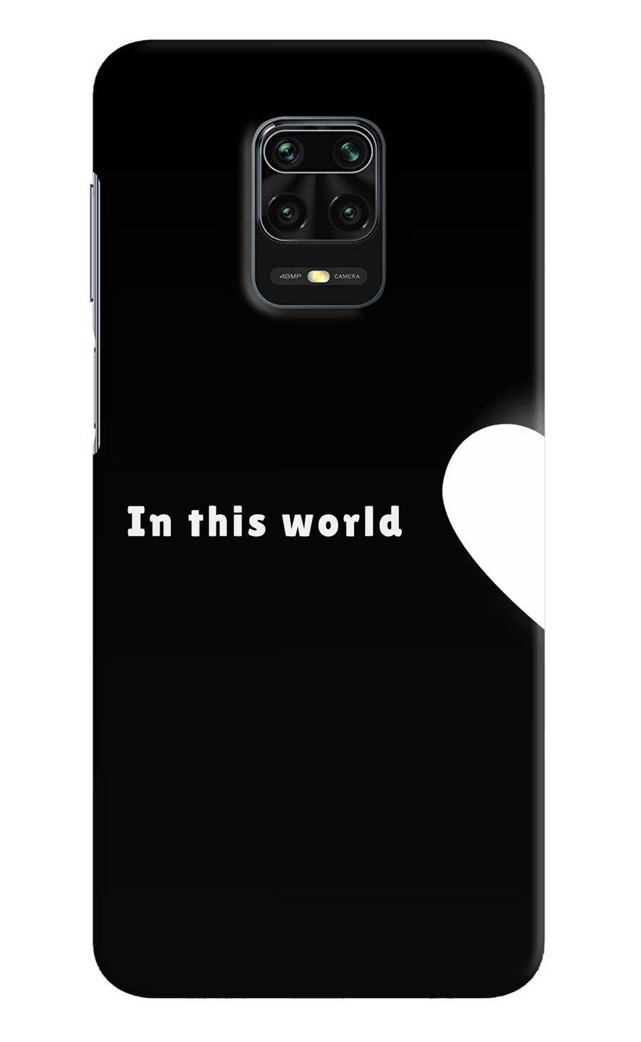 This World Redmi Note 9 Pro/Pro Max Back Cover, Hard case