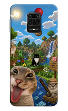 Minecraft Cat Chaos Redmi Note 9 Pro/Pro Max Hard Case Back Cover by Casekaro