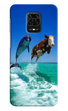 Dolphin vs Cow Redmi Note 9 Pro/Pro Max Hard Case Back Cover by Casekaro