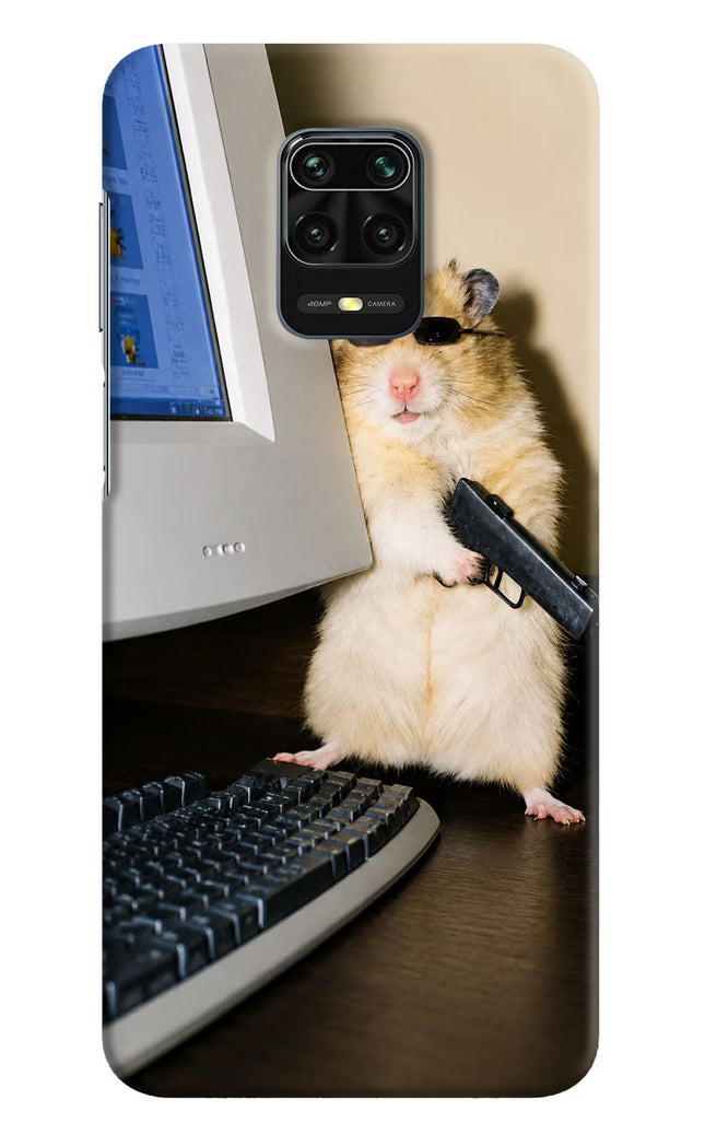 Hacker Hamster Redmi Note 9 Pro/Pro Max Hard Case Back Cover by Casekaro