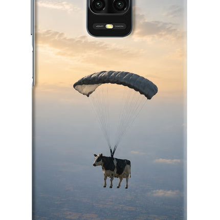 Skydiving Cow Redmi Note 9 Pro/Pro Max Hard Case Back Cover by Casekaro