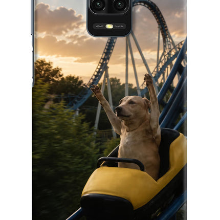 Rollercoaster Dog Redmi Note 9 Pro/Pro Max Hard Case Back Cover by Casekaro