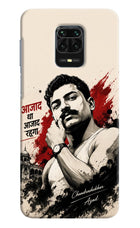 Chandrashekhar Azad Fearless Redmi Note 9 Pro/Pro Max Hard Case Back Cover by Casekaro