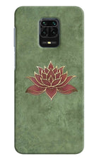 Lotus Grace Redmi Note 9 Pro/Pro Max Hard Case Back Cover by Casekaro